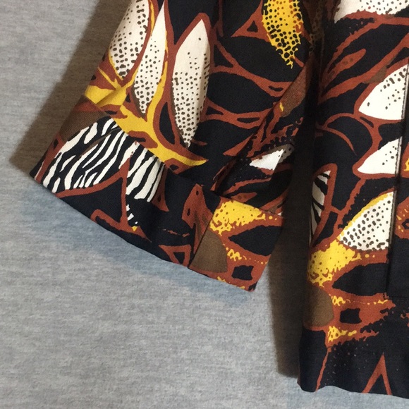 RUBY ROAD Big Button Boxy Fit Oversized Jacket w/Pleated Back Military Shoulder - Picture 5 of 16